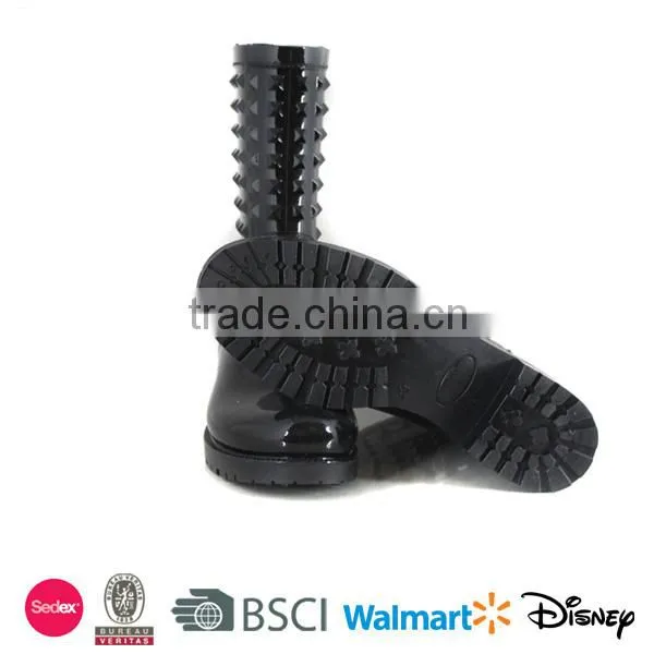 Sexy high heels women PVC rain boots Hot sell