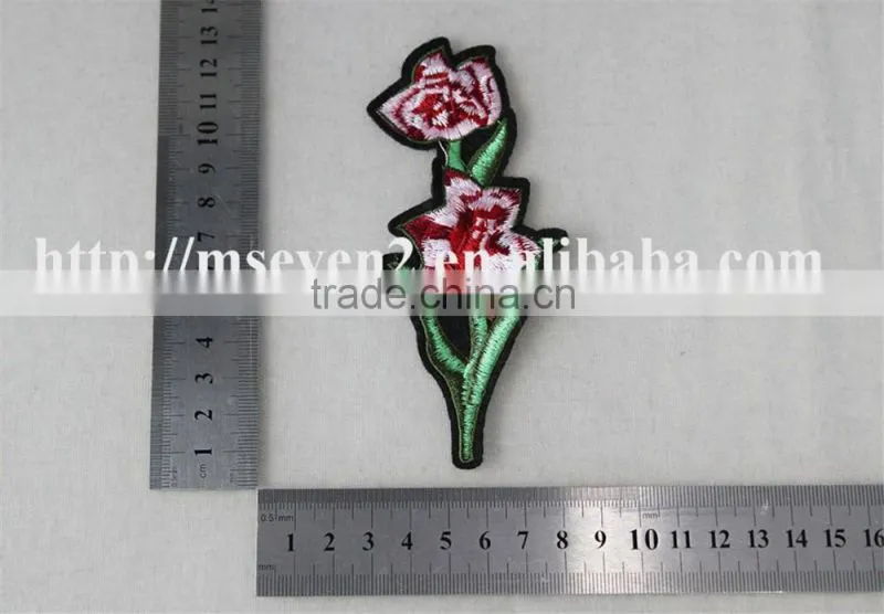 big sale applique embroidery flower embroidery patch for clothes