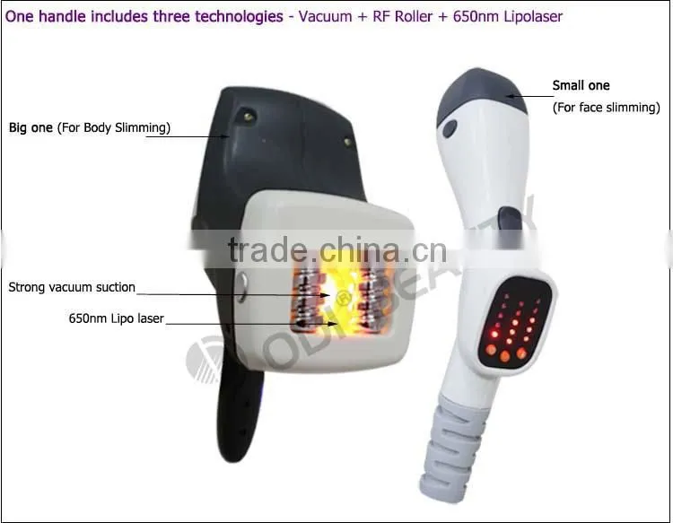 Hotsale 2016 non-invasive vacuum rf roller high techno body shaping