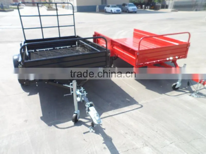 Heavy Duty Galvanized Tandem Hydraulic Tipper Box Trailers