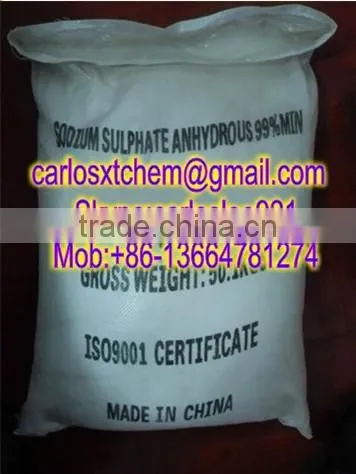 Industrial Grade Sodium Sulphate Anhydrous 99% for Textile Use