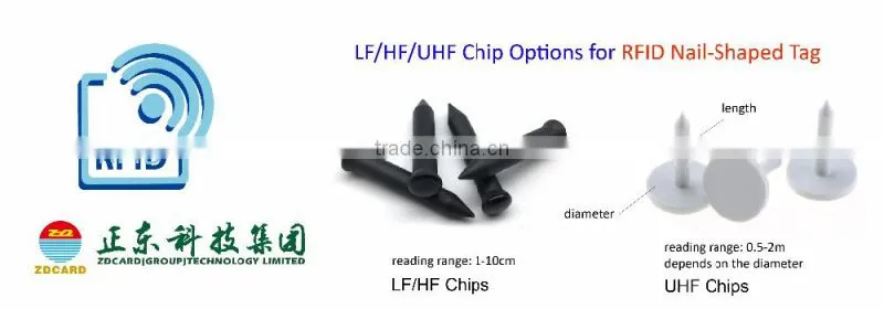 Alien Higgs3 ABS UHF RFID Tree Nail Tag For Forest