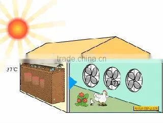 air cooling negative-pressure exhaust fan for general ventilation of animal husbandry