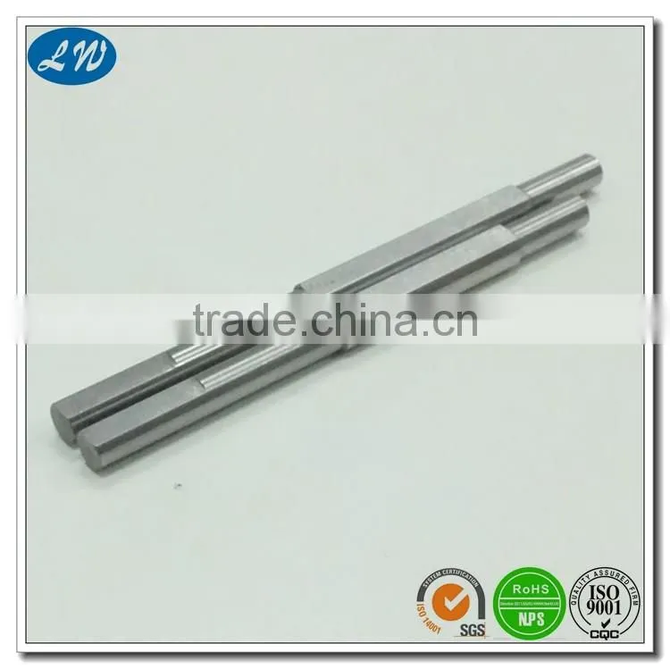 CNC Stainless steel shaft SUS 303 with double flat