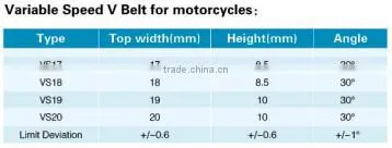 Variable Speed V Belt
