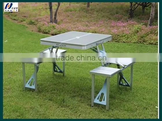 Cheap Hot Sale Square Aluminum Folding Picini Table
