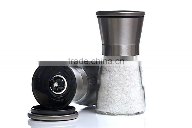 304 Stainless steel 18/8 Salt and Pepper Grinder Set