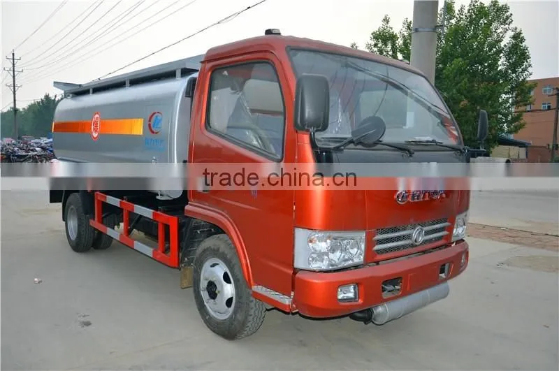 Famous brand new fuel truck capacity fuel tanker 4000L and 5000L