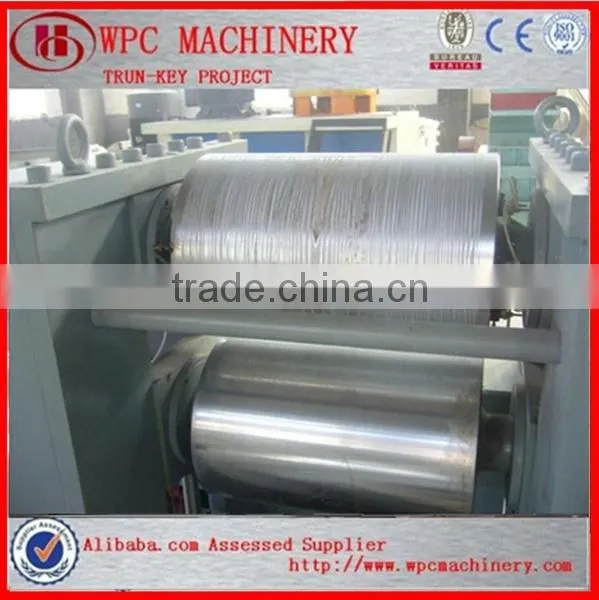 Customized WOOD WPC MDF Embossing Equipment With Electricity Heater