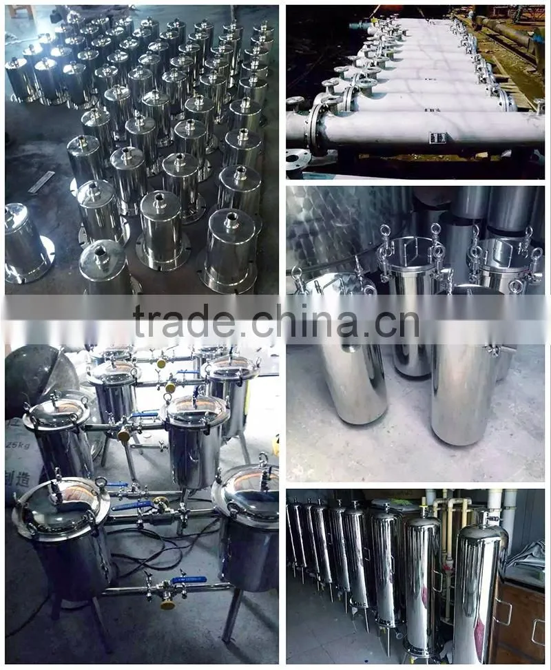 stainless steel bag filter housing for RO system