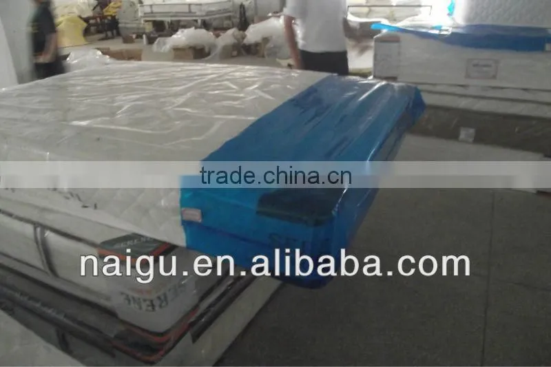 Perforated plastic bags for mattress packaging
