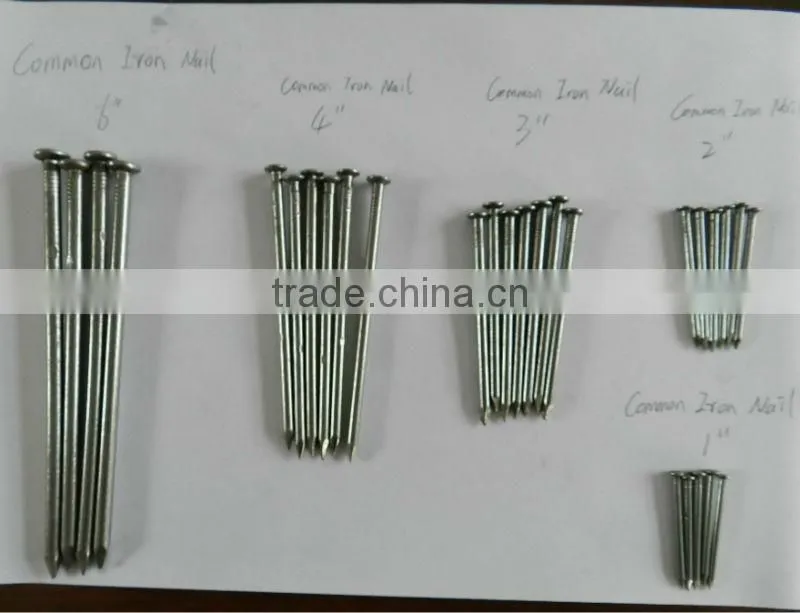 Cheap Raw Material Wire Nails for Construction for sale