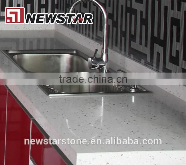 Resin Composite Synthetic Quartz Stone Vanity Top