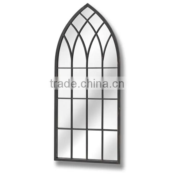 Simple Line Rustic Decorative Iron Mirror Wall