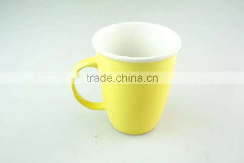 cheap glazed ceramic mug with handle for wholesale in stock
