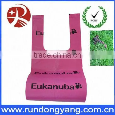 biodegradable pet trash bag with high quality