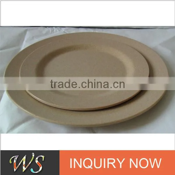 Biodegradable Rice Hull Dessert Plate