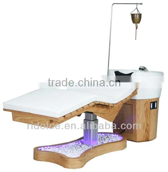 Multi functional Electric SPA shampoo bed hair wash equipment hair salon furniture used salon furniture 2014 DS-Z09C03