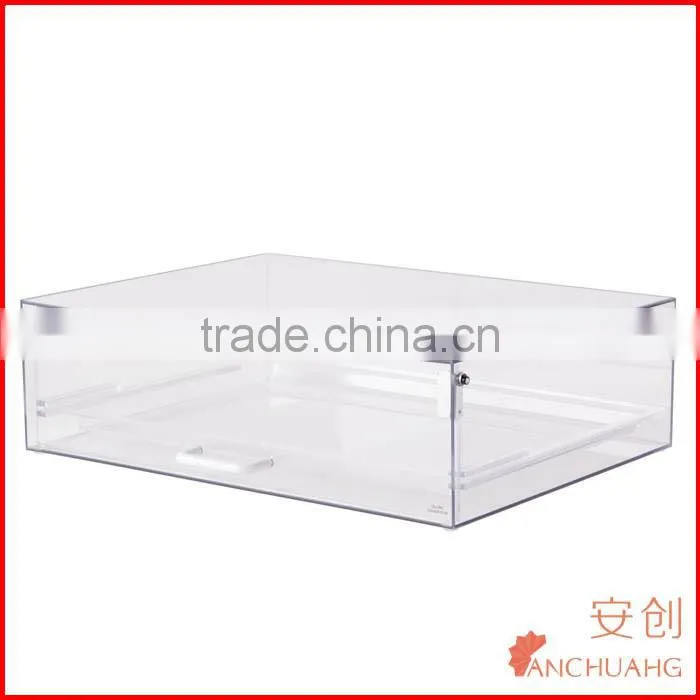 Stackable Square Acrylic Display Case with Front Door bakery showcase