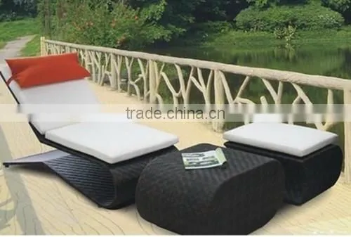 Rattan /Wicker French Chaise Lounge Chair On Sale