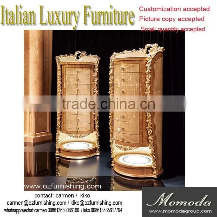 momodal luxury antique golden European solid wood decoration living room console table entrance decoration table with mirror
