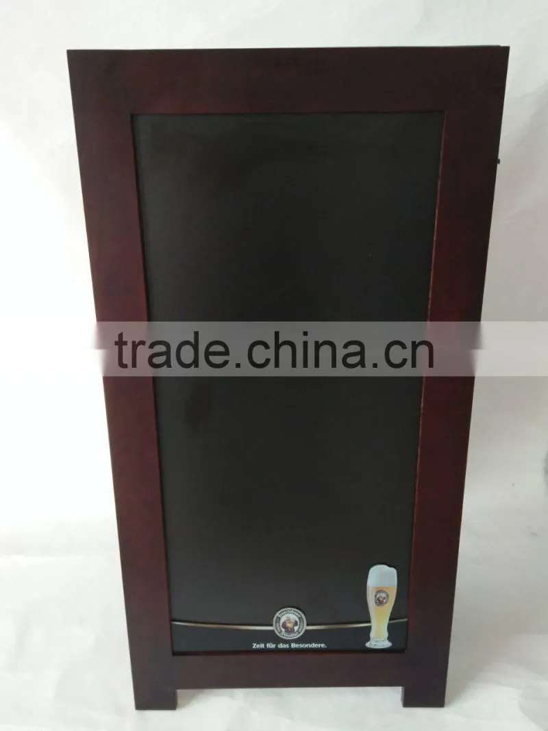 hot selling wooden standing menu chalkboard