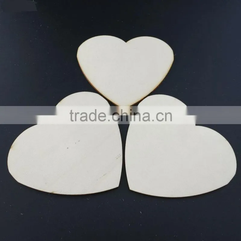 decorative wholesale wood heart shapes,art and crafts