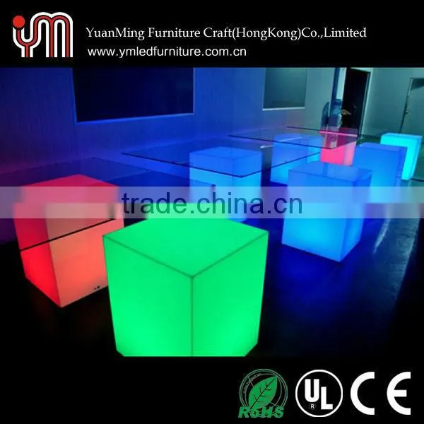 Rechargeable RGB Led Cube Chair/3d Led Cube/Led Cube