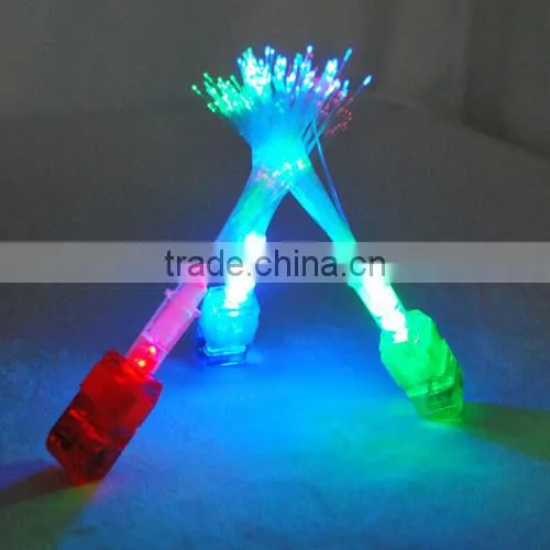 4x Color (blue, green, white and red) LED Party Bright Finger flashing Lights Ring Glow Torch light