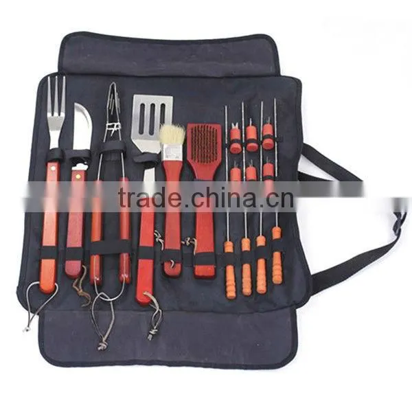 BQ-0020 / 5 pcs short handle bbq tools