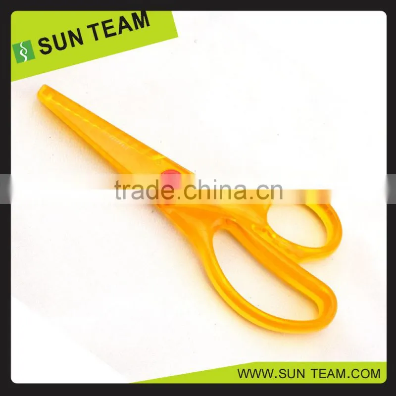 CS002 5-1/2" Hot selling transparent professional paper cutting scissors