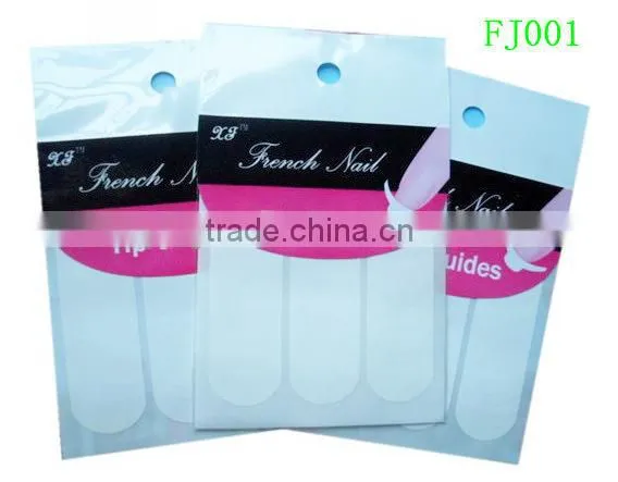 High quality Classic french impress nails false nail stick on tip, Gradient nail stick Fashion Nail art