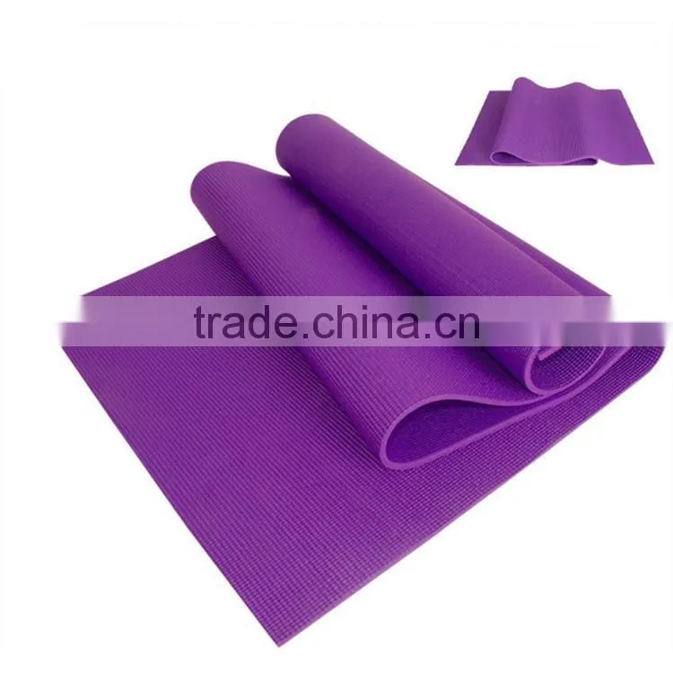 Wholesale ECO anti-slip PVC Yoga Mat For Fitness