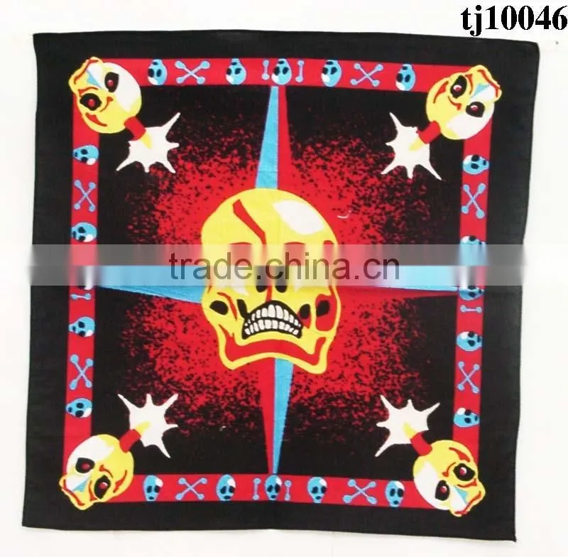 Classic Pentagram Sign Polester Cotton Kerchief