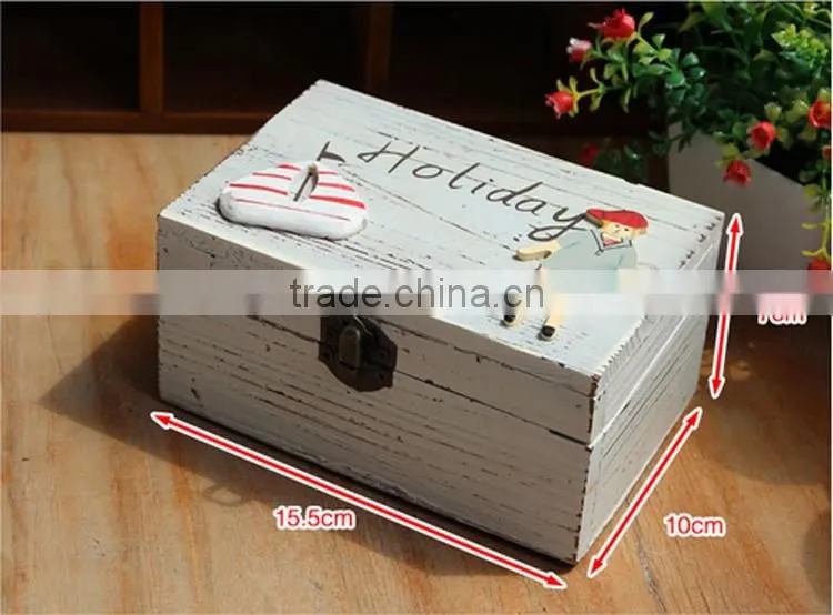 Simple high quality wooden jewellery box