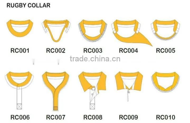 High quality new customized sublimation rugby jersey