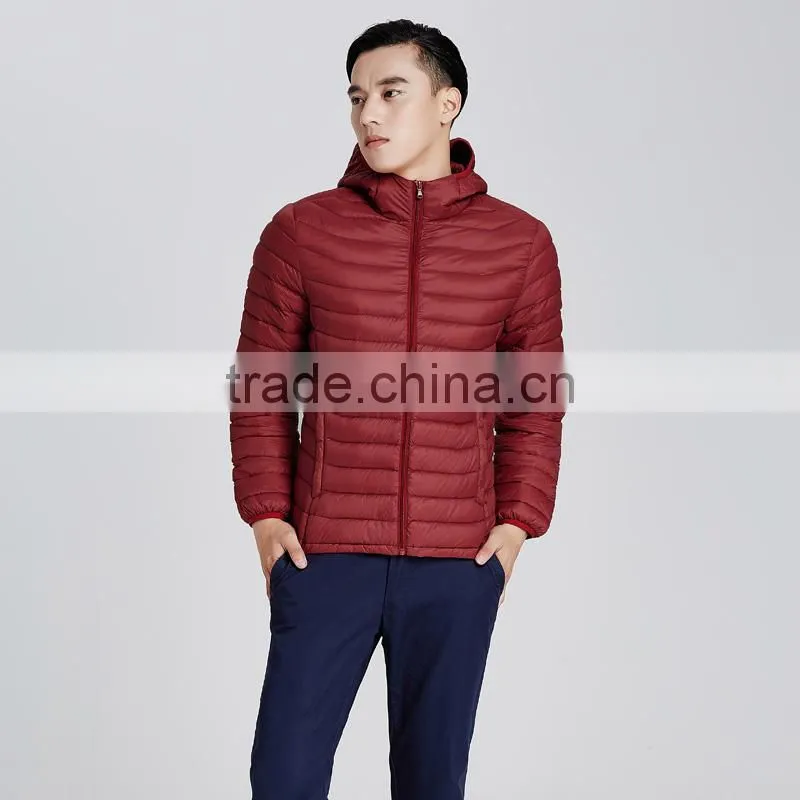 men customized duck down jacket for winter