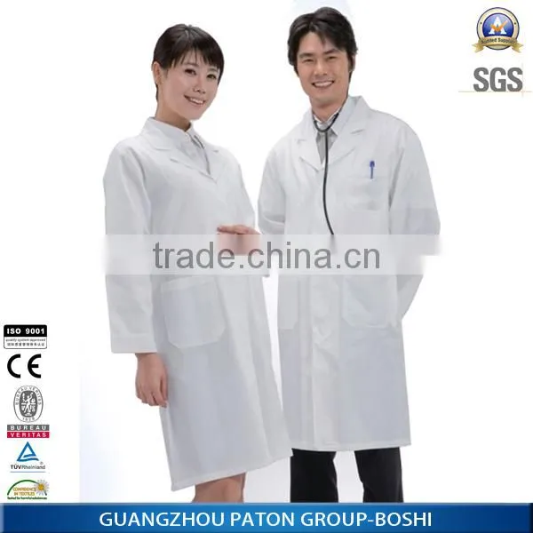 Spring sleeved overalls custom white coat doctor