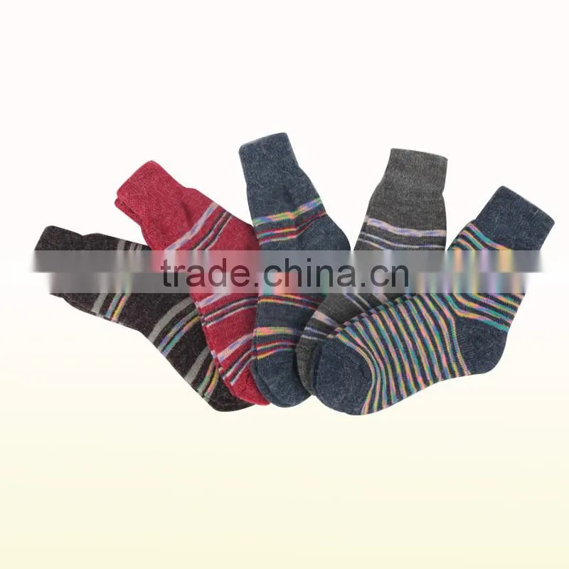 OEM Unisex adult camel wool socks/100% wool sock