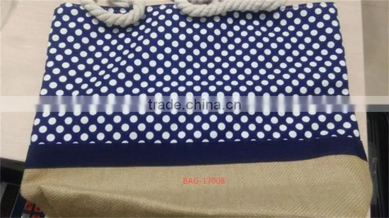 2017 2018 YIwu hot wholesale Fashion high quality classic cavas tote beach bags