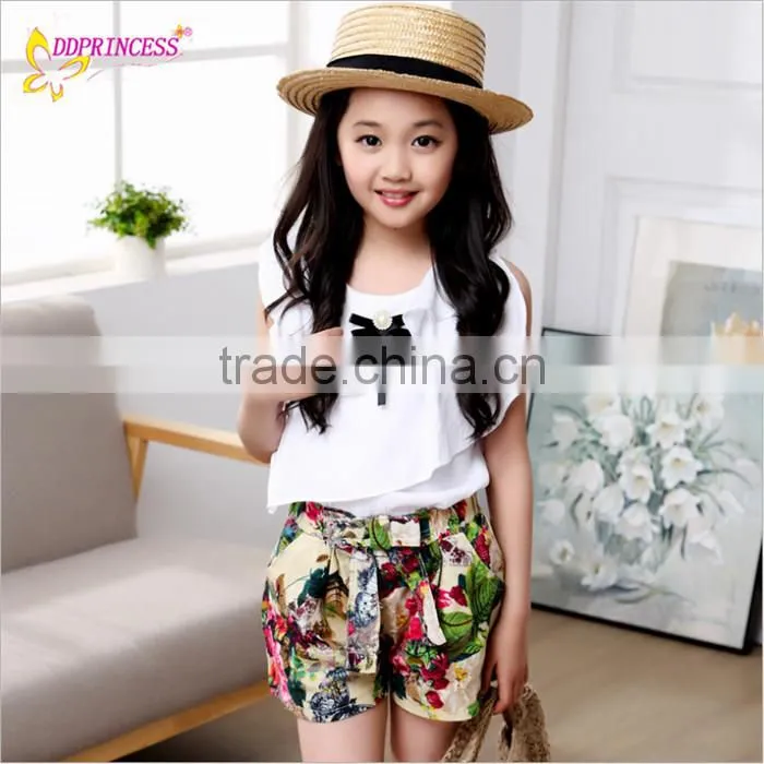 large stock princess dress two Piece suit for children casual girl dresses
