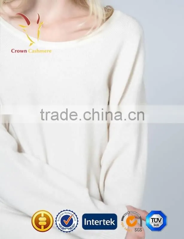 New Products 100% Cashmre Women Knitted Sweaters Pullover