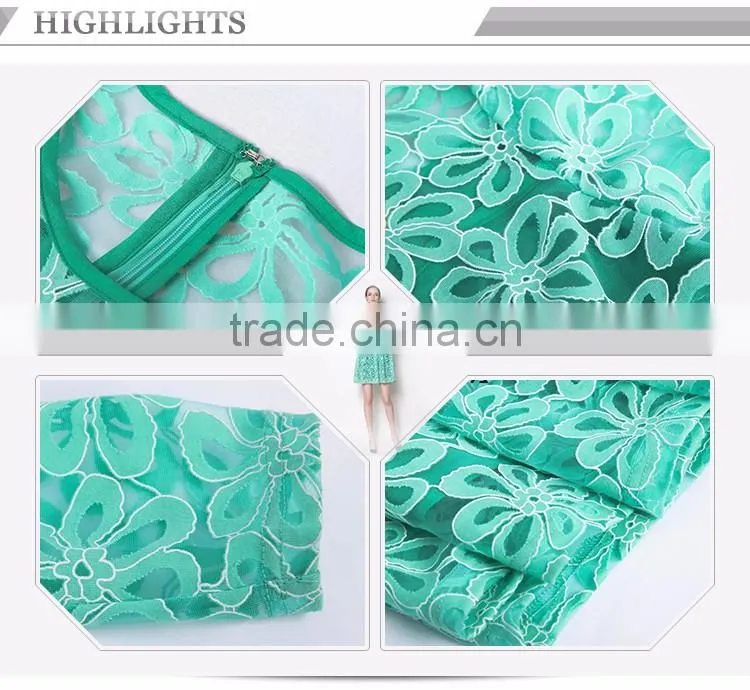 Eco-Friendly Round Collar Girls Dresses 7-16
