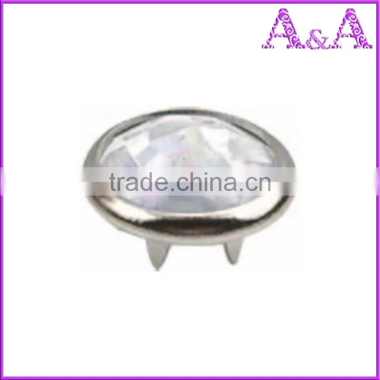 PRB6397a silver metal ring snap button