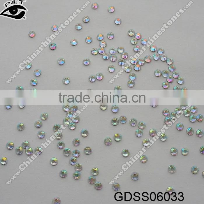 Cheap China Rhinestone Iron on Crystal AB SS16 For Shoes Clothing