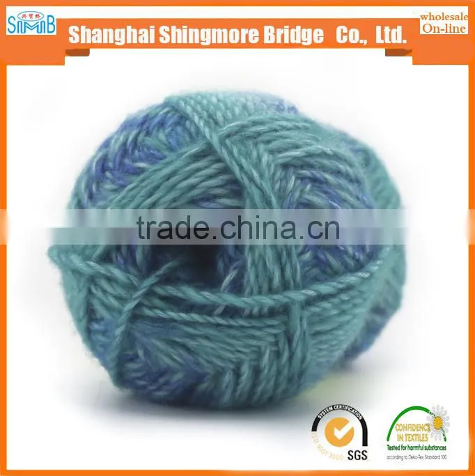 china suppliers supply high quality air yarn, 1/2.2Nm Acrylic polyester blend yarn with cheap price, hand knitting yarn for hat