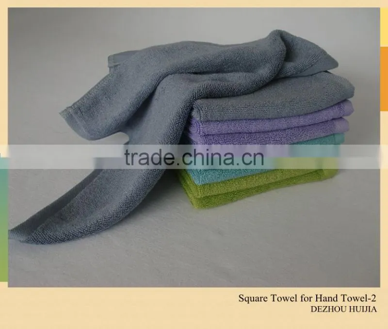 Competitive New Arrival Hot Sale Bamboo Cotton Square Hand Towel
