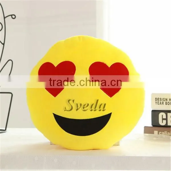 Funny Soft plush Emoji pillow Wholesale stuffed toys Cute Emoticon Pillows