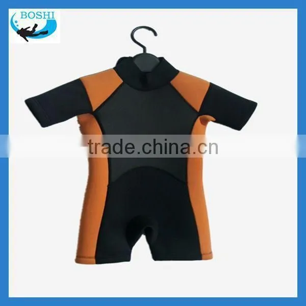 Children 3mm Neoprene surf suit without sleeves mens 2014 fashion design suits