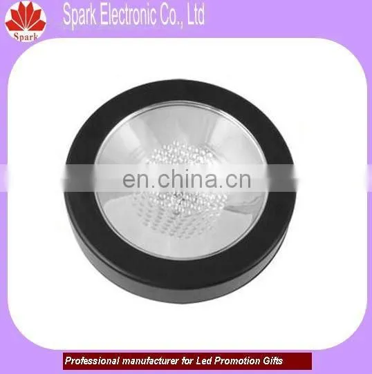 assorted glow disposable led coaster w/sticker for bar,hotel promotional products (45*3mm,on/off button,3 flashing modes)